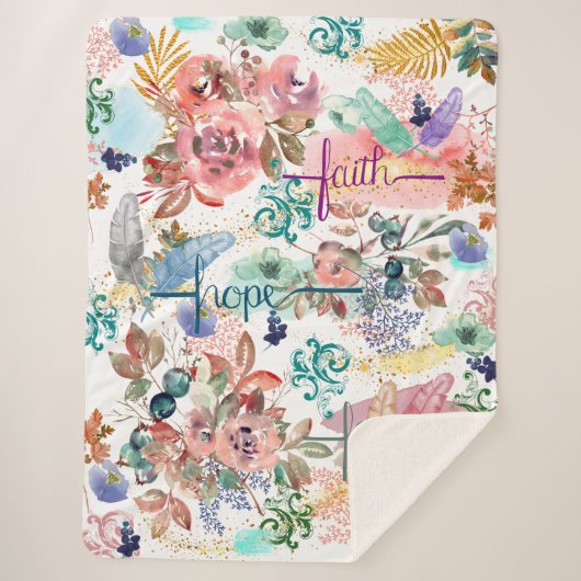 シェルパブランケット信仰ホープラブ シェルパブランケット (正面)