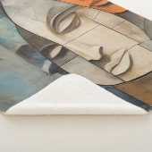 シェルパブランケット抽象芸術悲しみアート シェルパブランケット (3/4)