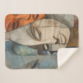 シェルパブランケット抽象芸術悲しみアート シェルパブランケット (正面(横))