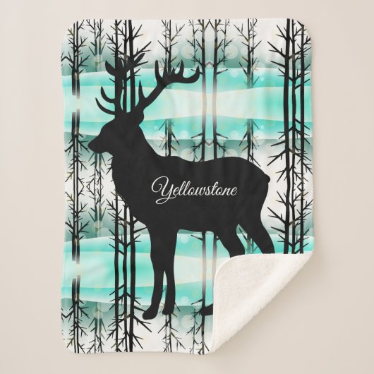 シェルパブランケット – イエローストーンエルク (正面)