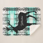 シェルパブランケット – イエローストーンエルク (正面(横))