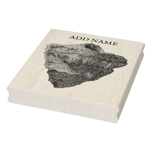 シェルパーソナライズされたメープル木材スタンプ ラバースタンプ (スタンプ)