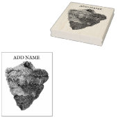 シェルパーソナライズされたメープル木材スタンプ ラバースタンプ (押印)