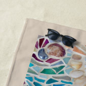 シェルパーソナライズされた ビーチタオル (インサイチュ)