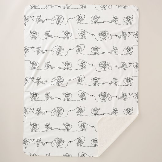 シェルパ宇宙飛行士ブランケット シェルパブランケット (正面)