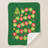 シェルパ毛布ギフトボードゲームスライドとラダー シェルパブランケット (正面)