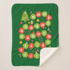 シェルパ毛布ギフトボードゲームスライドとラダー シェルパブランケット