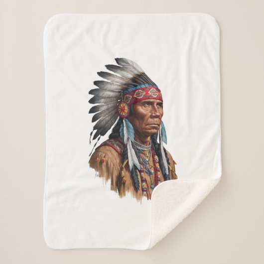 シェルパ毛布 – アメリカ先住民 シェルパブランケット (正面)