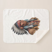 シェルパ毛布 – アメリカ先住民 シェルパブランケット (正面(横))