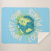 シェルパ毛布 シェルパブランケット (正面(横))