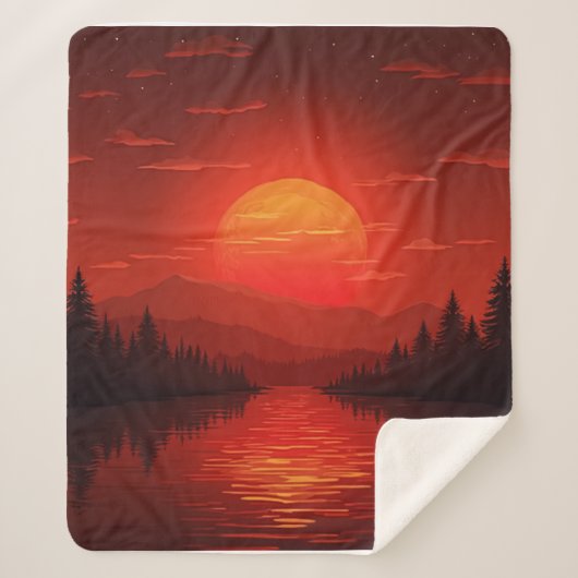 シェルパ毛布 シェルパブランケット (正面)