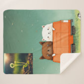 シェルパ毛布 シェルパブランケット (正面(横))