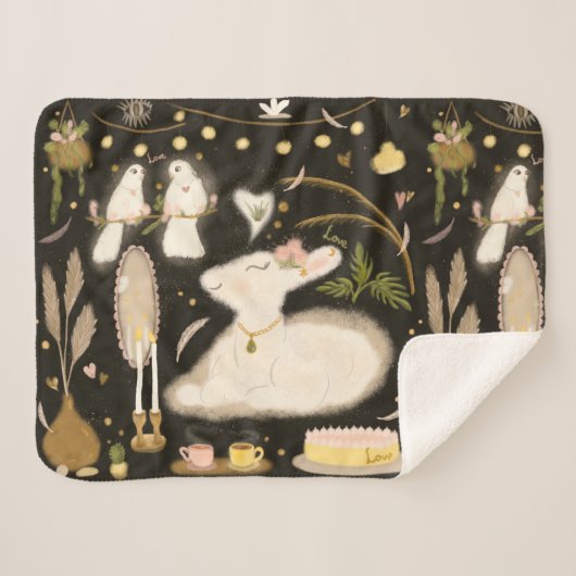 シェルパ毛布 シェルパブランケット (正面(横))