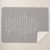 シェルパ毛布 シェルパブランケット (正面(横))