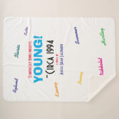 シェルパ毛布 シェルパブランケット (正面(横))