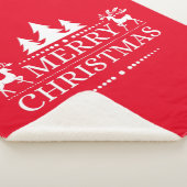 シェルパ毛布 – メリークリスマス シェルパブランケット (3/4)