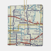 シェルビナMOヴィンテージマップ セラミックオーナメント (左)