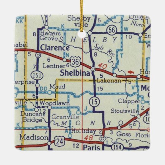 シェルビナMOヴィンテージマップ セラミックオーナメント (裏面)