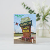 シェルビーノースカロライナNCレッドブリッジポストカード ポストカード (スタンド正面)