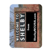 シェルビーフレキシブルマグネットへようこそ マグネット (縦)