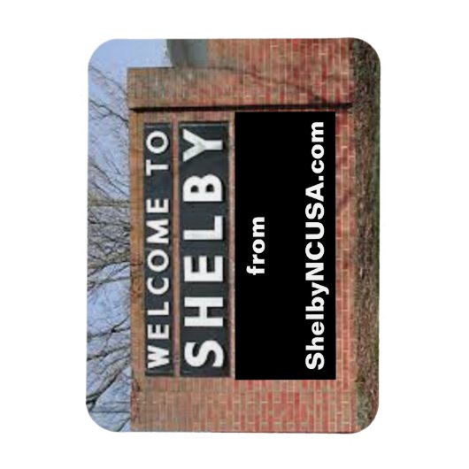 シェルビーフレキシブルマグネットへようこそ マグネット (縦)