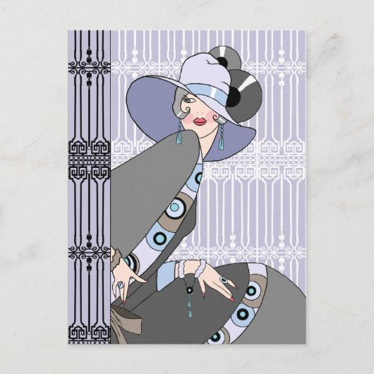 シェルビー、1930年代のメイヴとグレーのレディ ポストカード (正面)