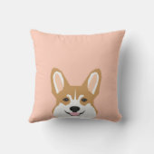 シェルビー – Corgi Welsh Pembroke Corgi Cute Dog クッション (裏面)