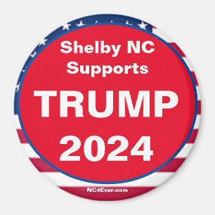 シェルビーNCがTRUMP 2024愛国磁石をサポート マグネット