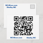 シェルビーNCポストカード ポストカード (正面/裏面)