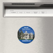 シェルビーNC元クリーブランドカウンティコートハウス マグネット (インサイチュ (食洗機))