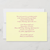 シェルピンクデバタンボール招待状 招待状 (裏面)