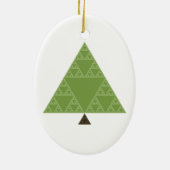 シェルピンスキー三角形の木 セラミックオーナメント (裏面)