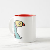 シェルピーなバードコーヒーマグ ツートーンマグカップ (正面左)