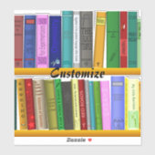 シェルフのブックThunder_Cove シール (シート)