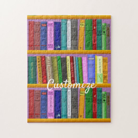 シェルフのブックThunder_Cove ジグソーパズル (縦)