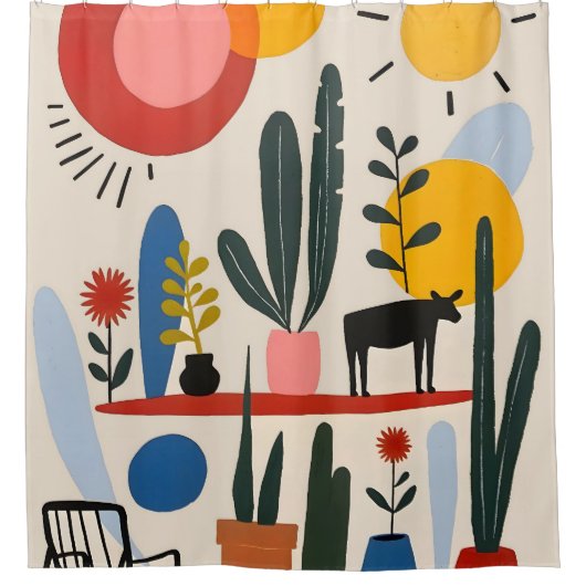 シェルフィー シャワーカーテン (正面)