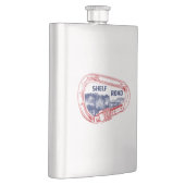 シェルフロード登山カラビナー フラスク (右)