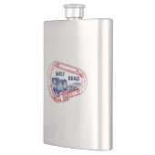 シェルフロード登山カラビナー フラスク (左)