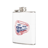 シェルフロード登山カラビナー フラスク (左)