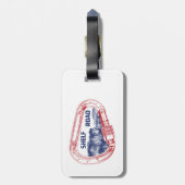 シェルフロード登山カラビナー ラゲッジタグ (裏面縦)