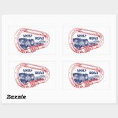 シェルフロード登山カラビナー 長方形シール (シート)