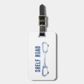 シェルフロード登山Quickdraw ラゲッジタグ (正面縦)