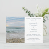 シェルブルービーチ結婚式招待状 招待状 (スタンド正面)