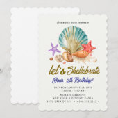シェルブレイト 誕生日 招待状 (正面/裏面)