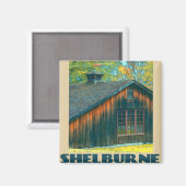 シェルブーンバーモントトラベル マグネット (正面/裏面)
