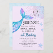 シェルブー誕生日招待状 招待状 (正面/裏面)