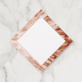 シェルプリント縁どギフトラベル フェイバータグ