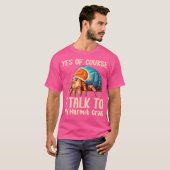 シェルミットカニ砂Hermitカニの貝殻Hermie Mom Her Tシャツ (正面フル)