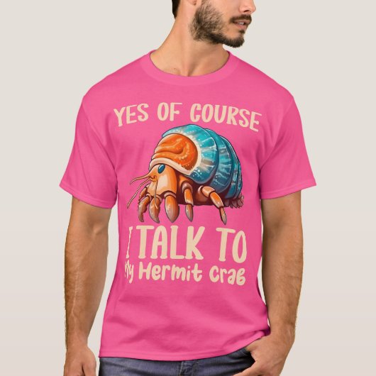 シェルミットカニ砂Hermitカニの貝殻Hermie Mom Her Tシャツ (正面)