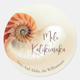 シェルメエレガントレカリキマカ |あいさつ ラウンドシール